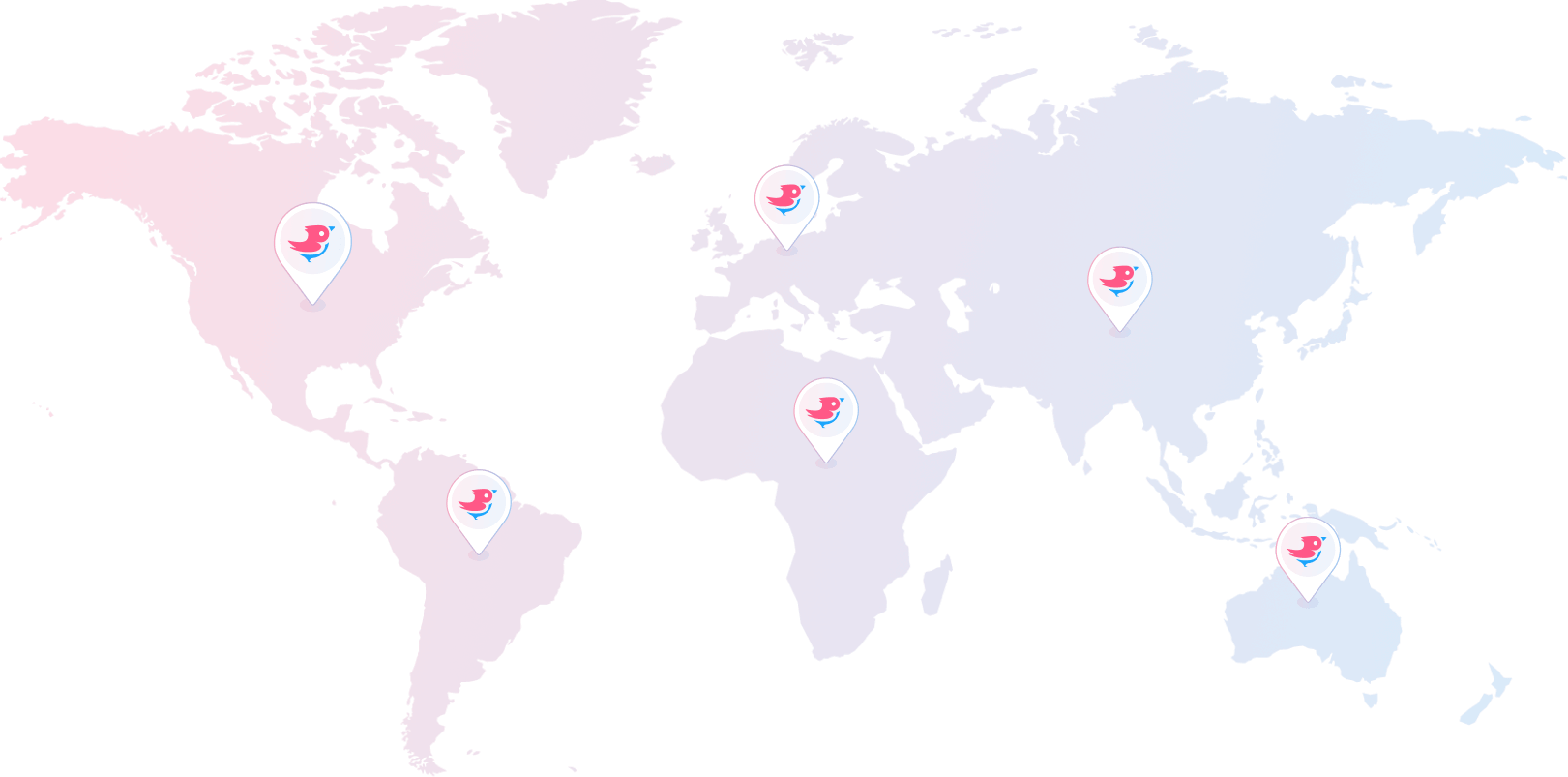 CooMeet Chat around the world